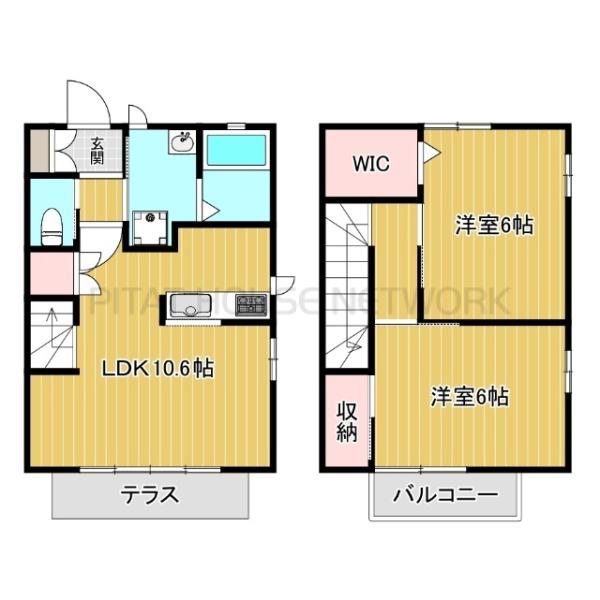 2LDK★メゾネット