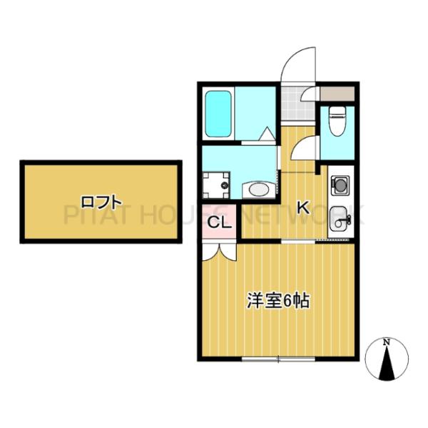 ロフト付1Kです★