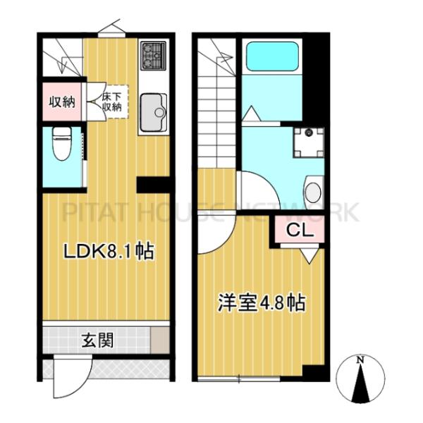 1LDK☆メゾネット