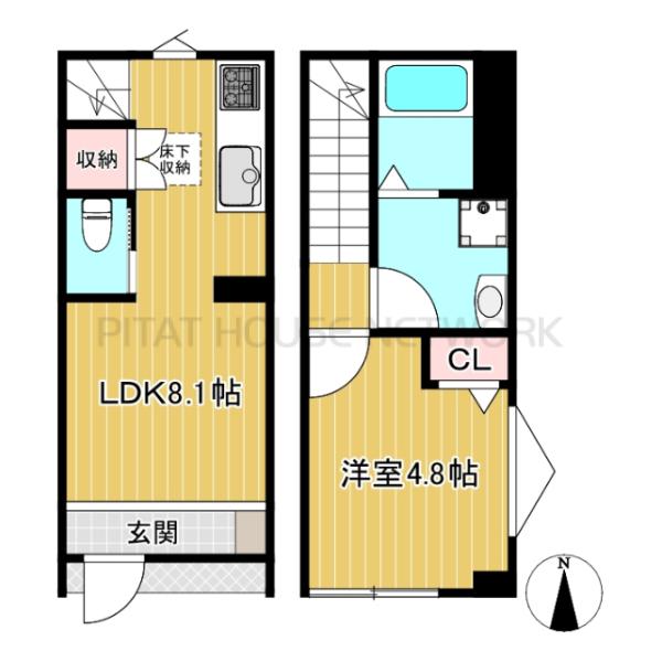 1LDK☆メゾネット