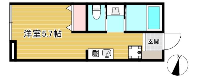 ワンルームです★