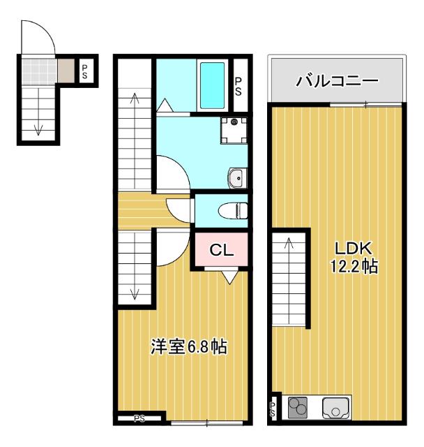 1LDK♪メゾネット