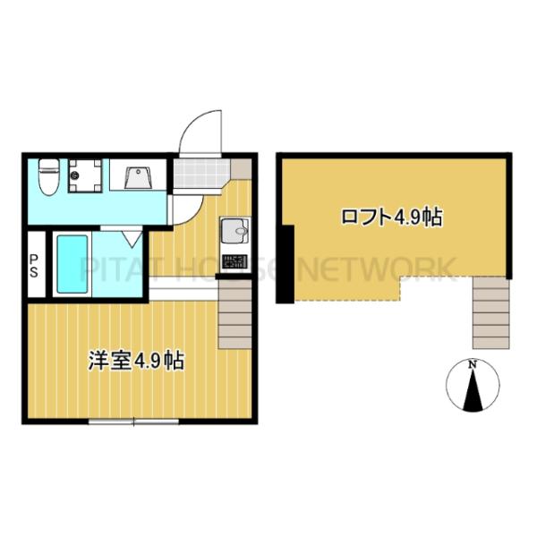 ロフト付ワンルーム◆