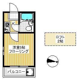 ロフト付1Kです♪