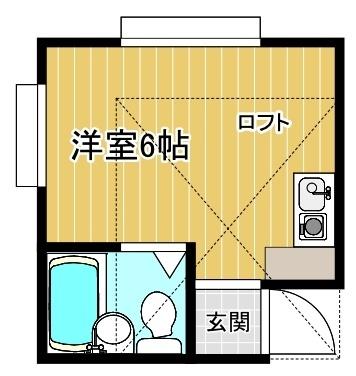 ロフト付ワンルーム★