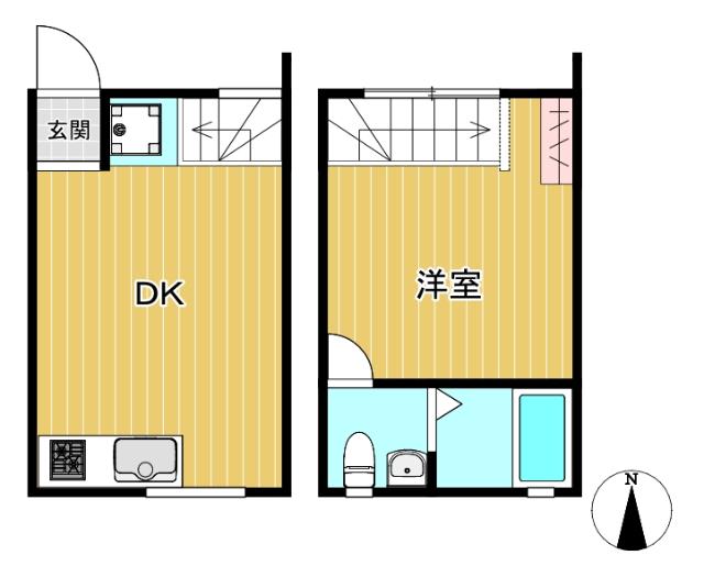 1LDK★メゾネット