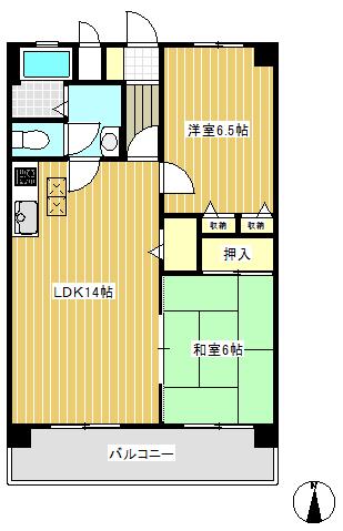 2LDKです