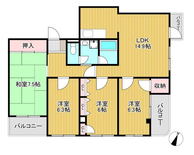 4LDKです★