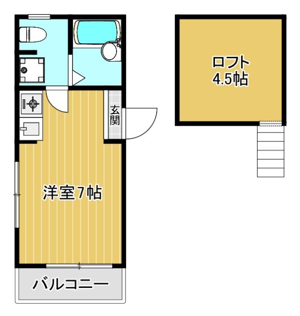 ロフト付ワンルーム★