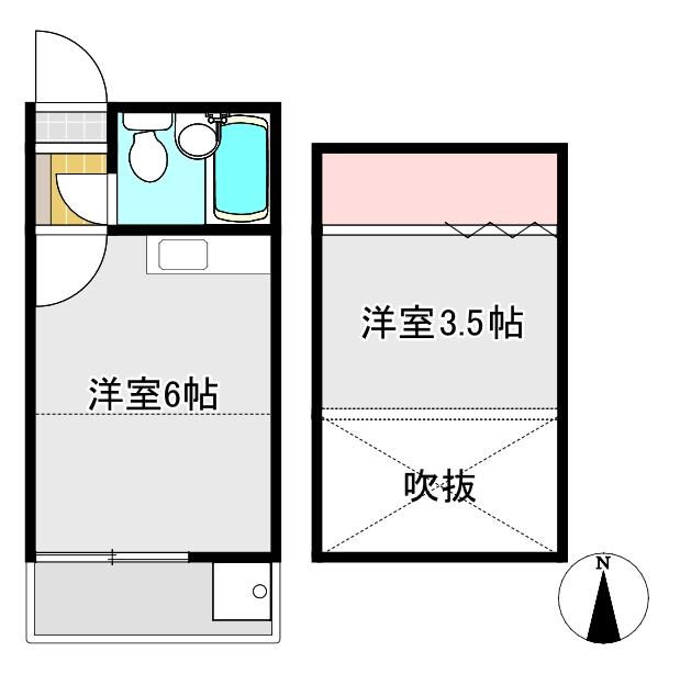 ロフト付き1R★