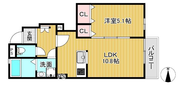 1LDKです★