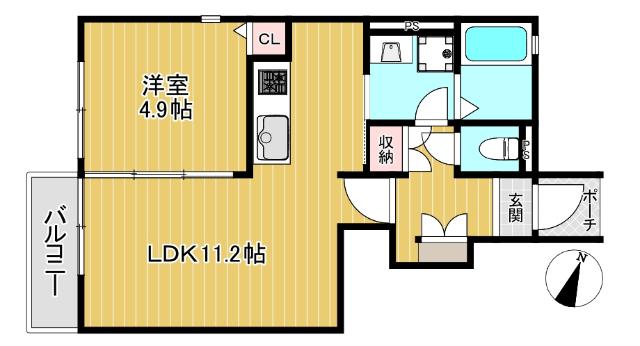 1LDKです★