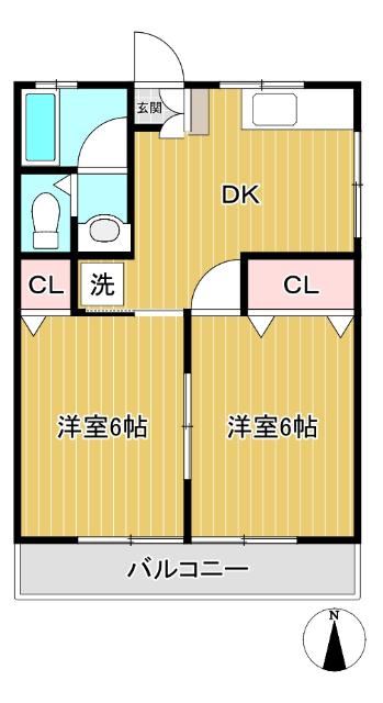 第1ドリームコーポ本橋（102） 間取り図画像