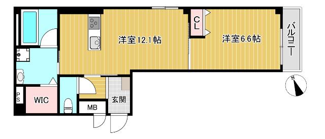 ボヌール 間取り図画像