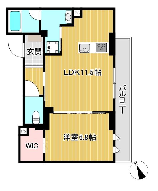 ボヌール 間取り図画像