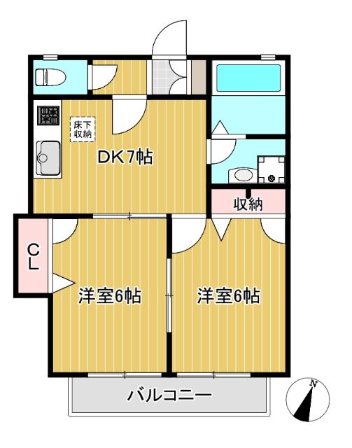 ヴェルドミール 間取り図画像