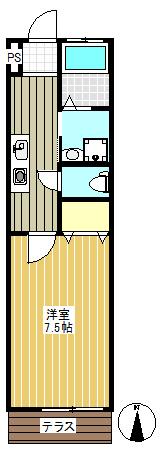 プランドール西大泉 間取り図画像