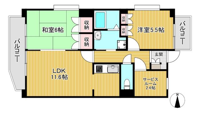 SAINTOPIA-La 間取り図画像