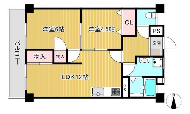 第3美光マンション 間取り図画像