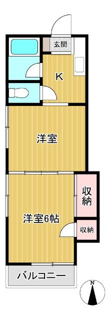 サニーハイツ 間取り図画像
