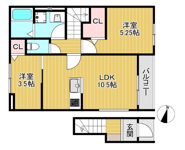 リーブルファイン練馬西大泉Ⅱ 間取り図画像