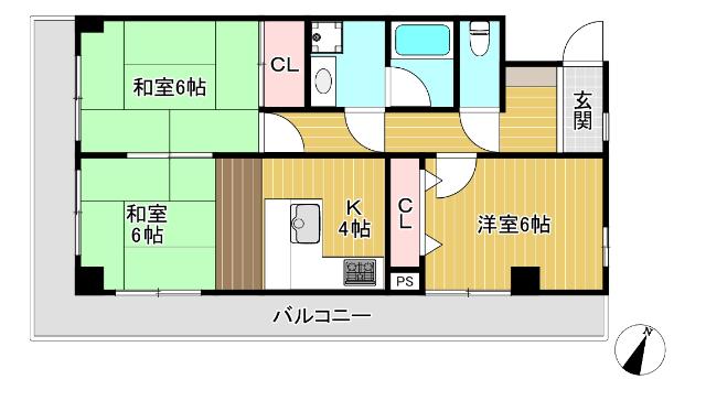 カーサ・デ・ロト 間取り図画像