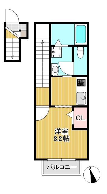 カーサコリーナ 間取り図画像