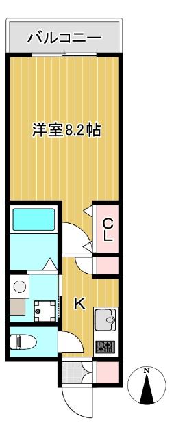 プライマル武蔵関 間取り図画像