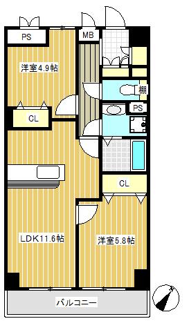 ヴィタノーバ 間取り図画像