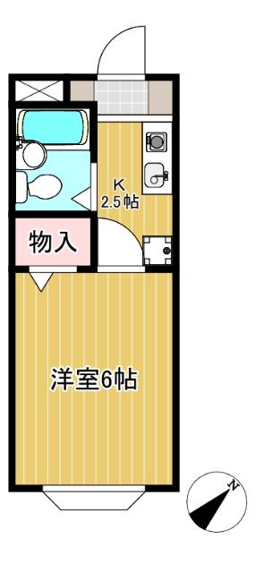 伏見昭栄ハイツ 間取り図画像