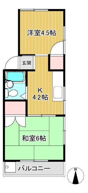 メゾンコモダ 間取り図画像