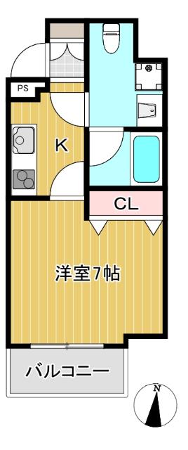 第四荒野ビル 間取り図画像