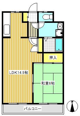 第三平野ハイツ 間取り図画像