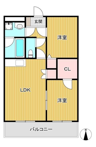練馬区南大泉マンション 間取り図画像
