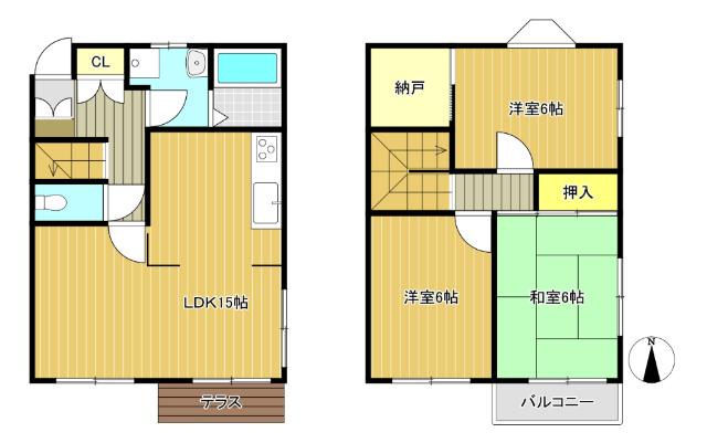 レジデンス小榑B（B-2） 間取り図画像