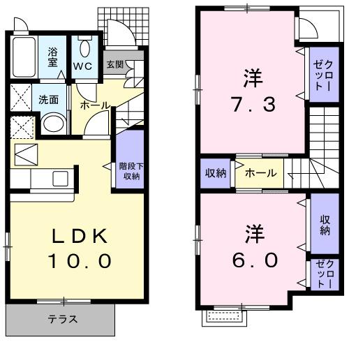 2LDK☆メゾネット