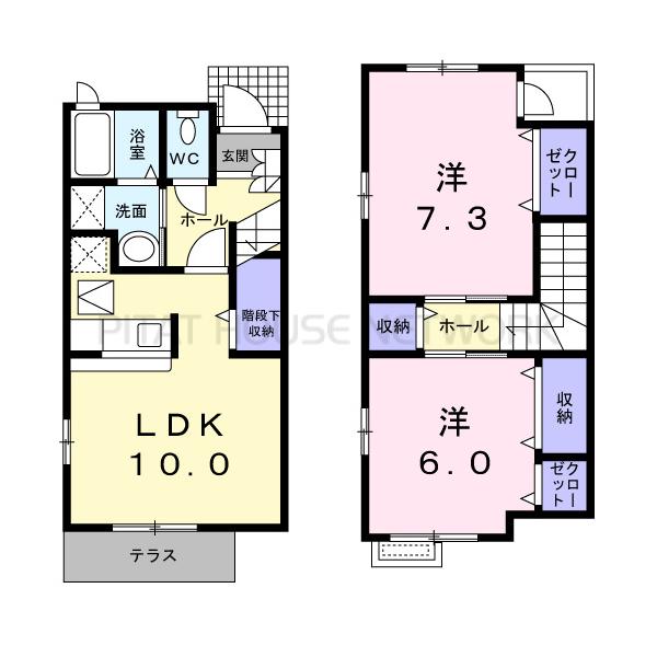 2LDK☆メゾネット