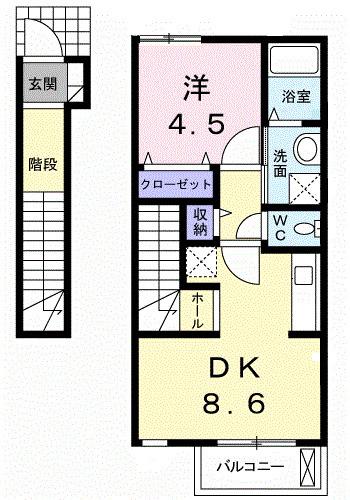 アヴニール（203） 間取り図画像
