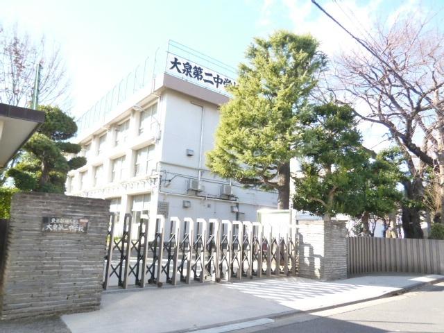 練馬区立大泉第二中学校：1254m