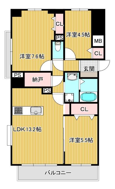 フォレステージ石神井公園 間取り図画像