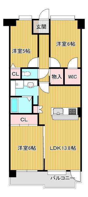 ファミネス清瀬 間取り図画像