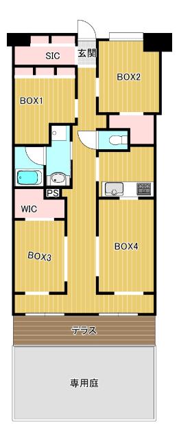 保谷ガーデンハウス 間取り図画像