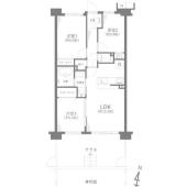 レーベンハイムひばりが丘 間取り図画像