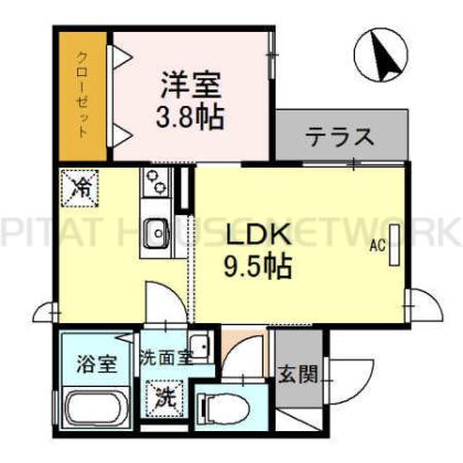 フェリオ鳴尾 間取り図写真