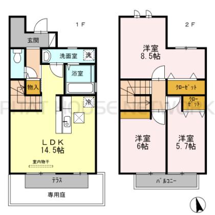  間取り図写真