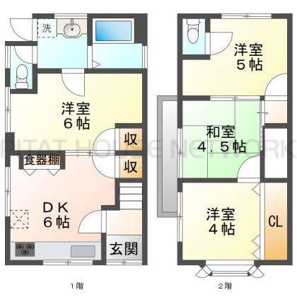  間取り図写真