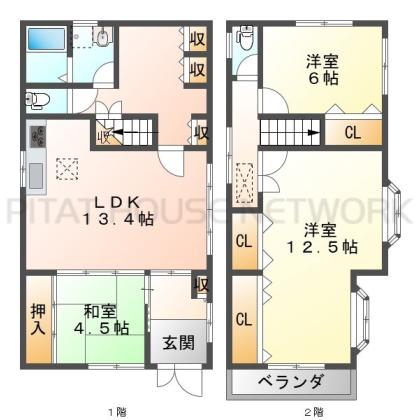  間取り図写真
