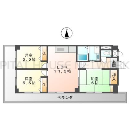  間取り図写真