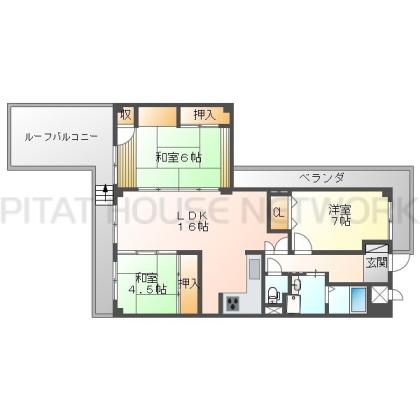  間取り図写真