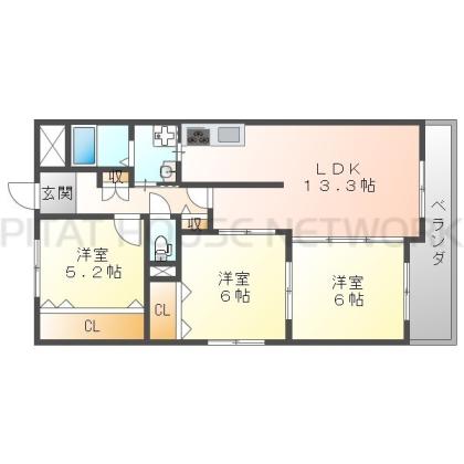 間取り図写真